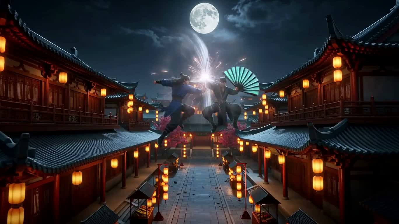 灯市飞檐:银剑与幽扇