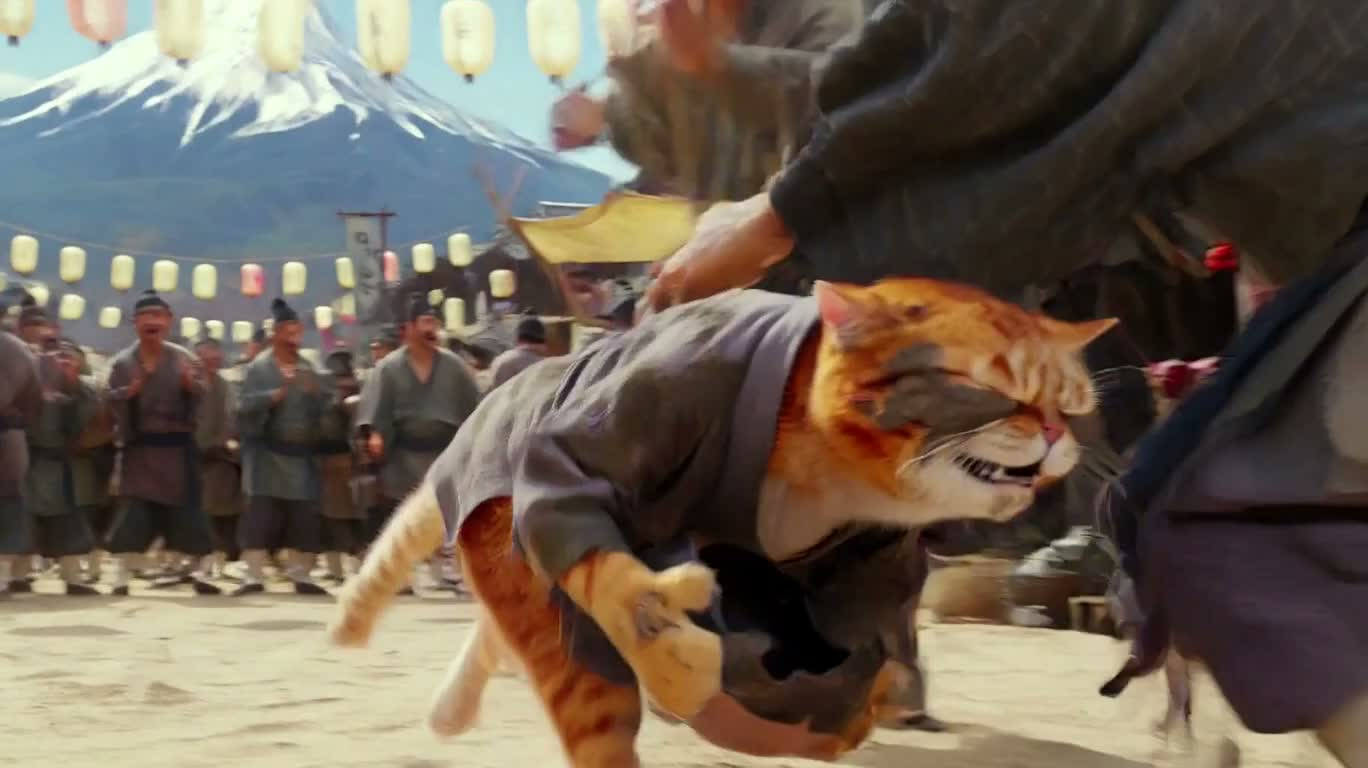 一碗之恩，橘猫乞丐的武侠闹剧