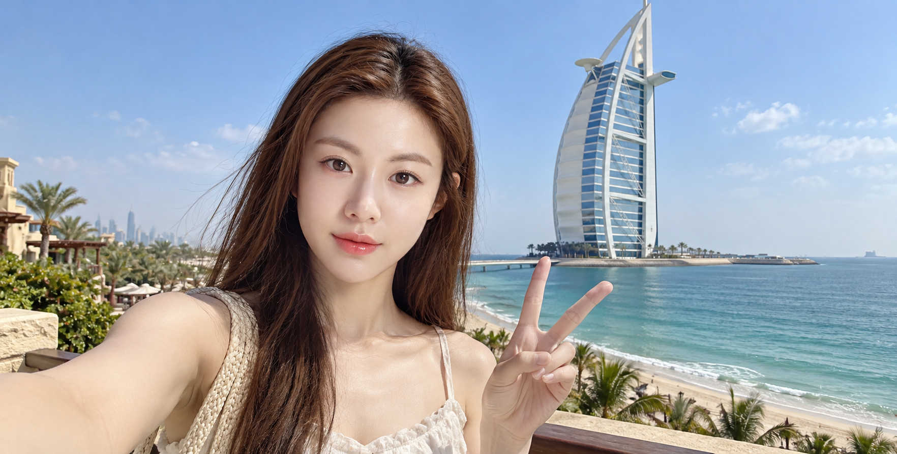 Ảnh du lịch chân thực về khách sạn Burj Al Arab ở Dubai