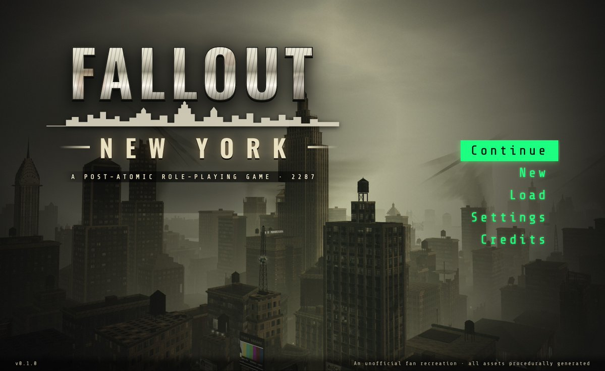 Браузерная игра Fallout, созданная с помощью кода