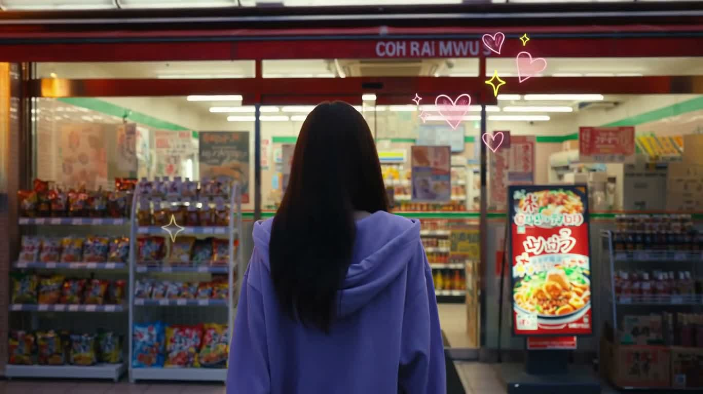 夜色便利店的轻甜小憩