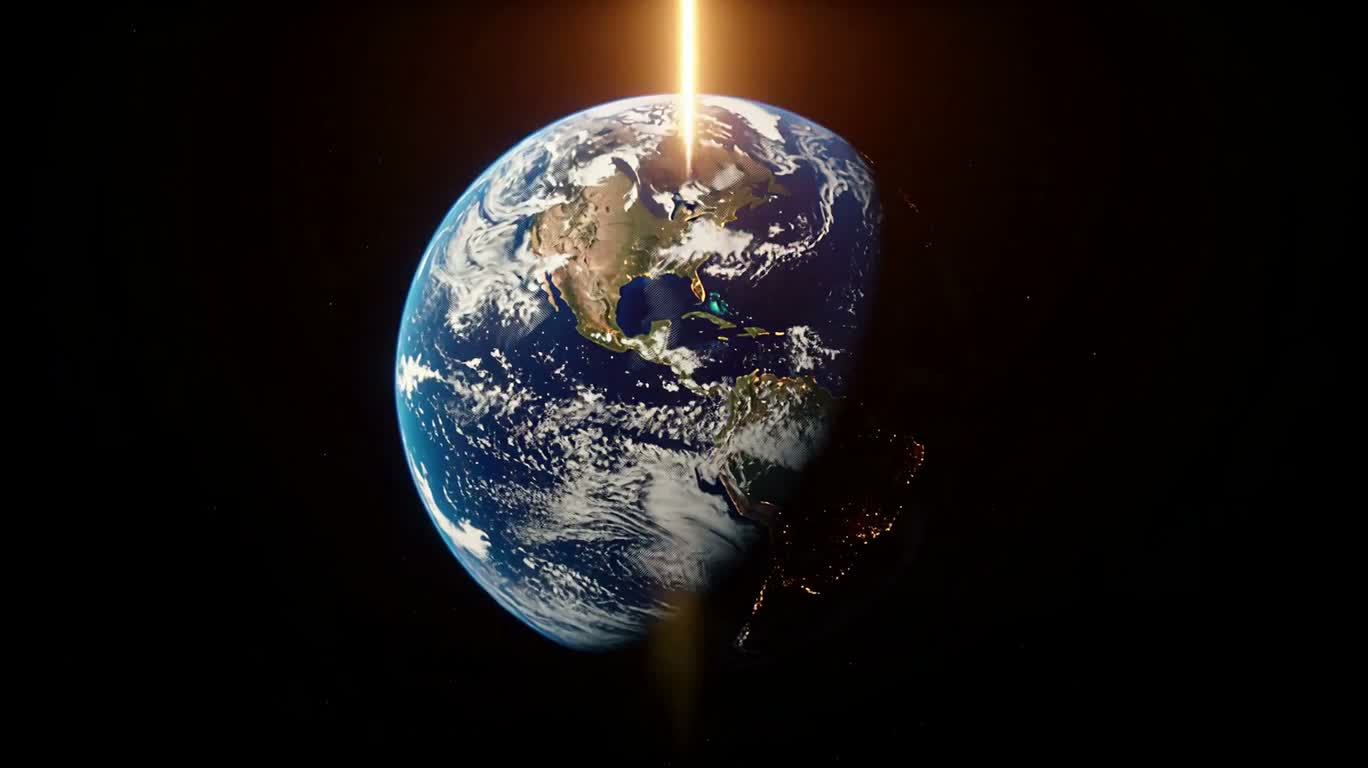 地球裂变:宇宙激光冲击