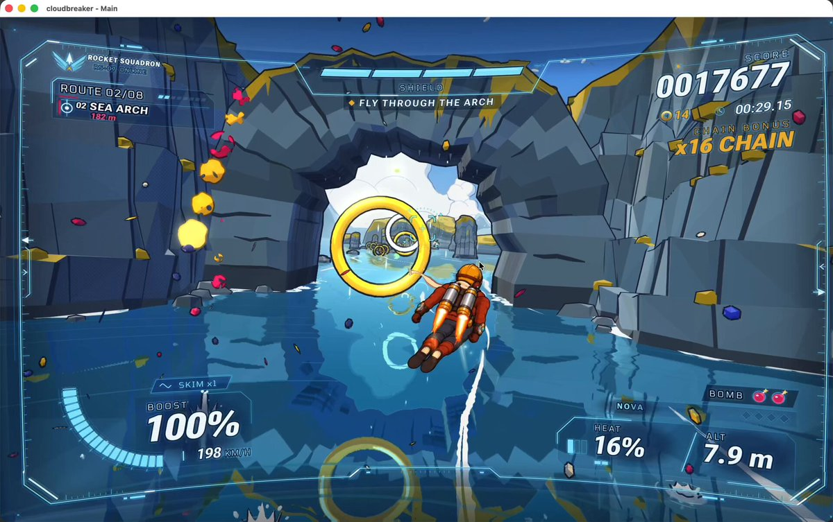 Rocket Squadron rail shooter — AI video creation