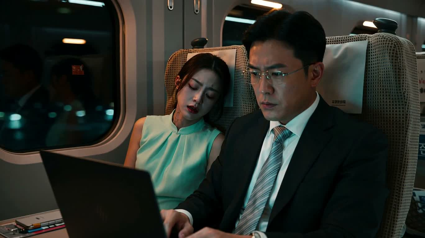 고속열차의 감염 위기 — AI video creation