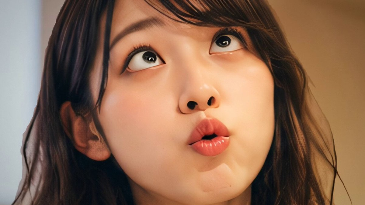 Funny face photos animated with code