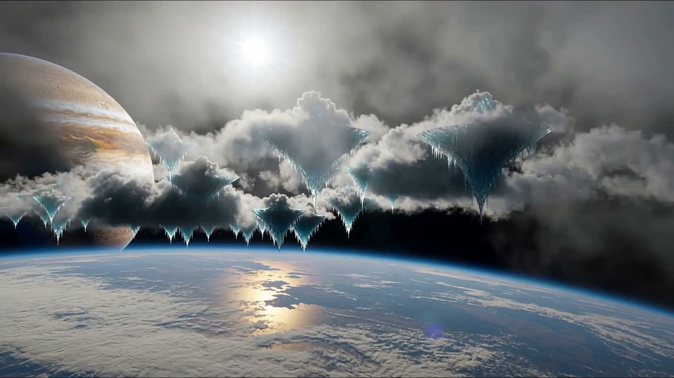 Ferme des nuages d'Europe