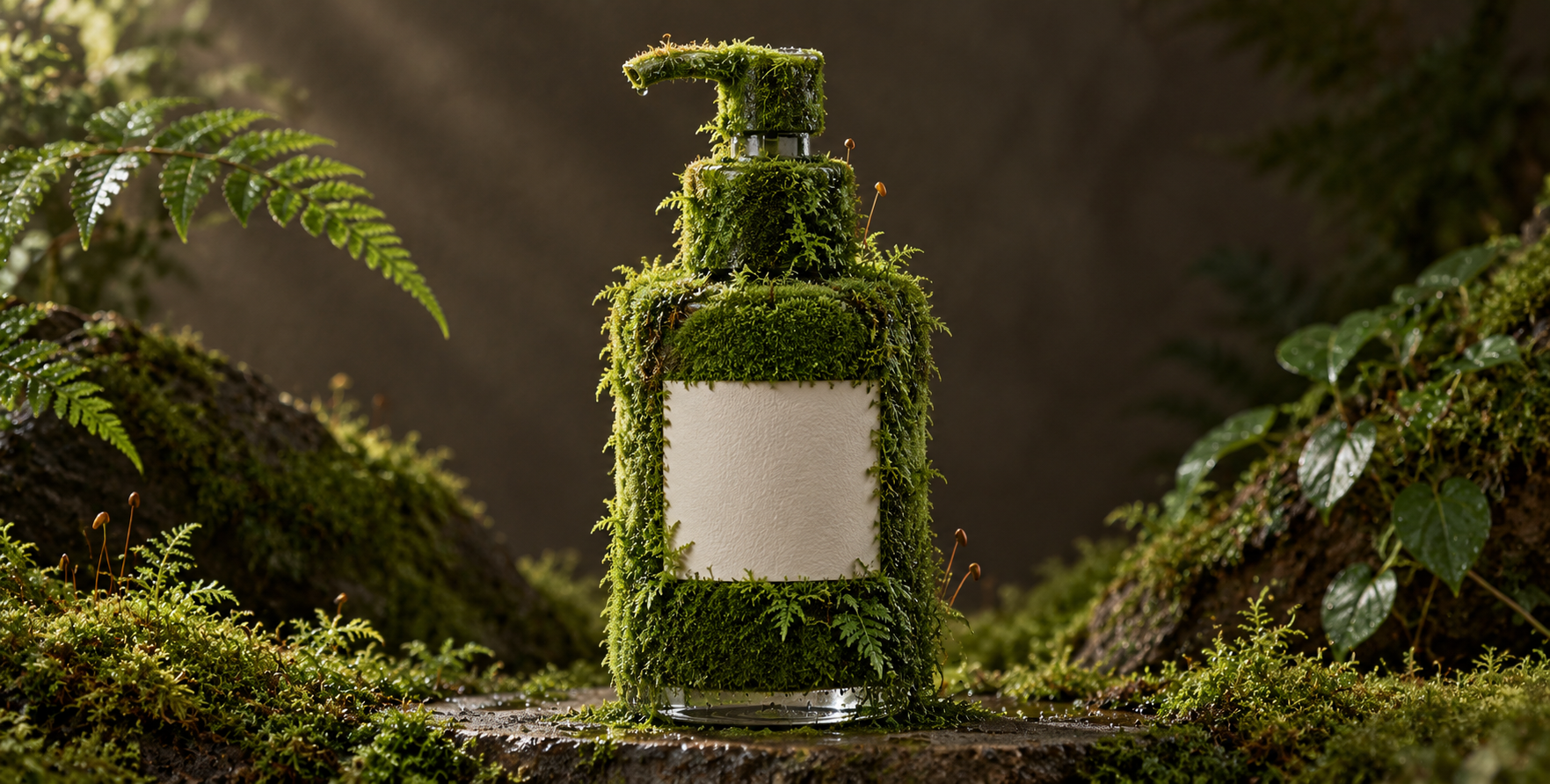苔藓生长的产品生命体 — AI image creation