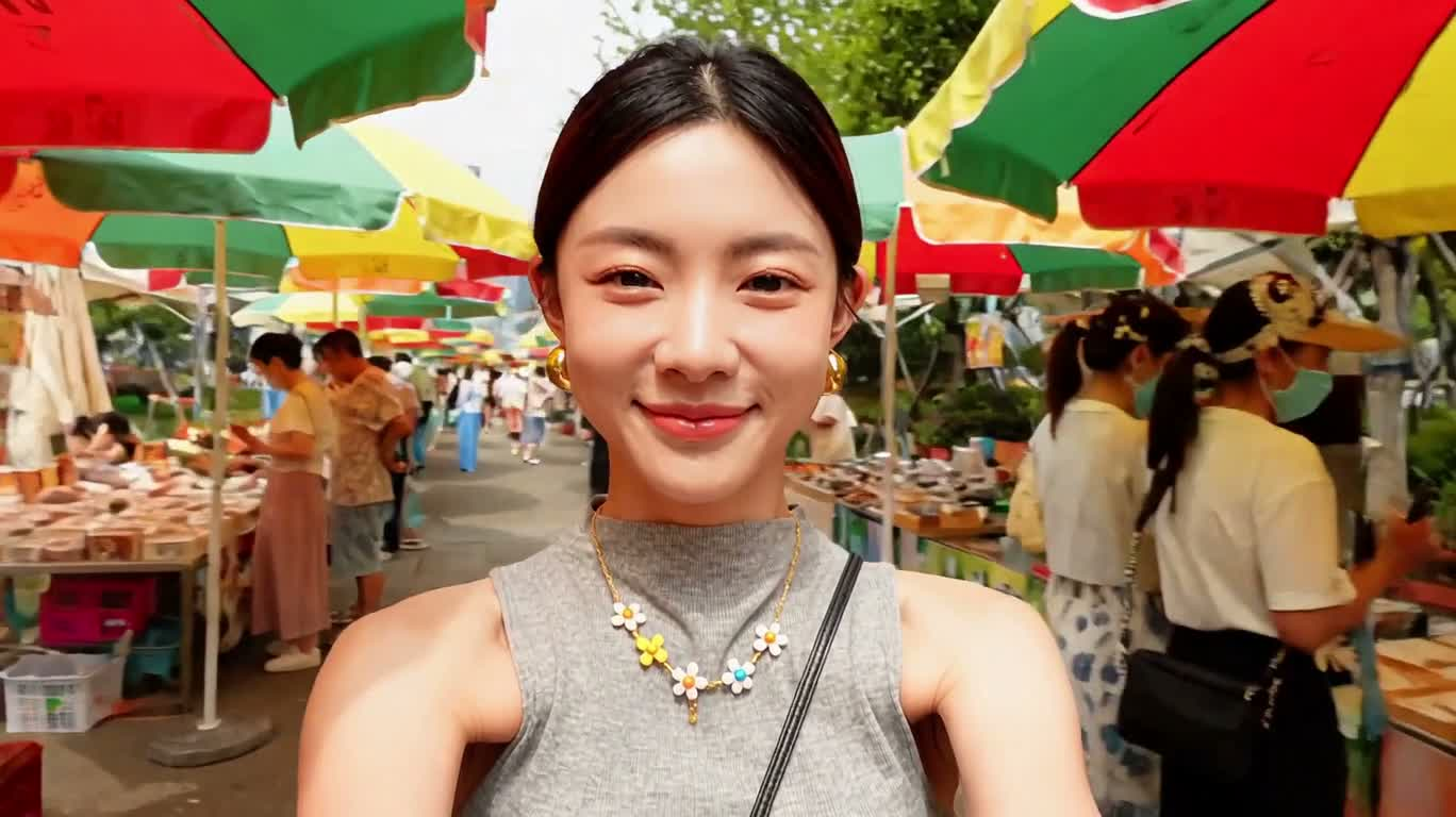 日曜市のフリップカメラの思い出