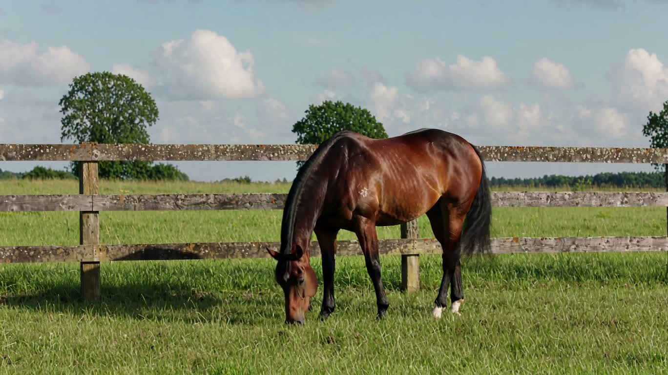 Galloping Horses on the Ranch