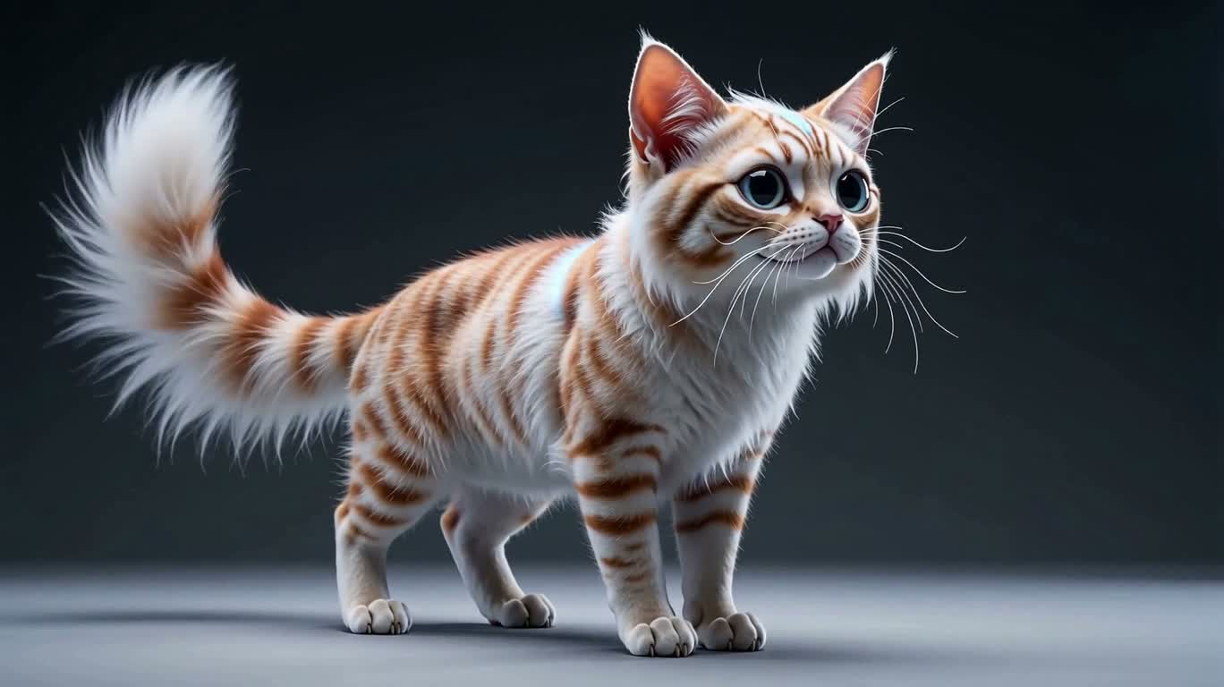 복슬복슬 외계 고양이 3D 콘셉트 쇼케이스