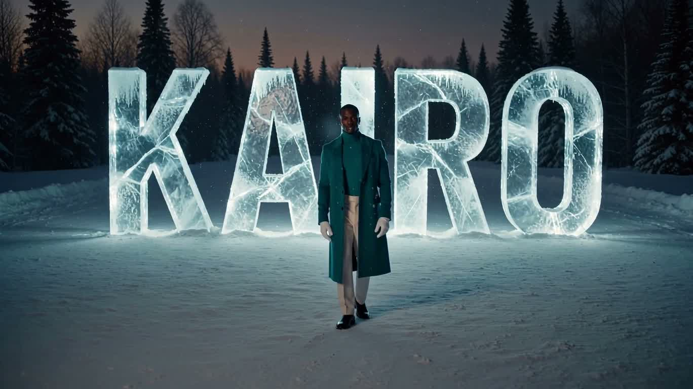 Kairo in the Glow of Twilight Snow and Ice — AI video creation