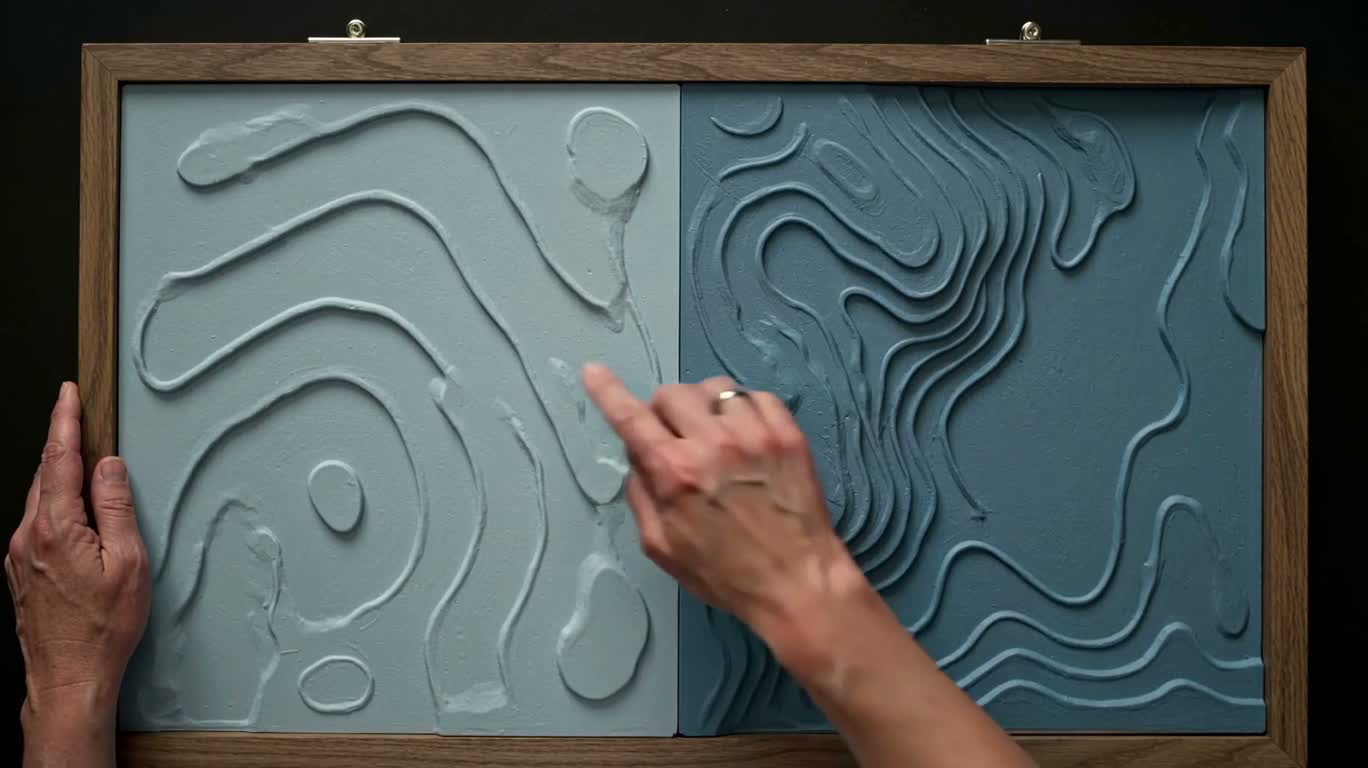 触觉地形板等高线坡度讲解 — AI video creation