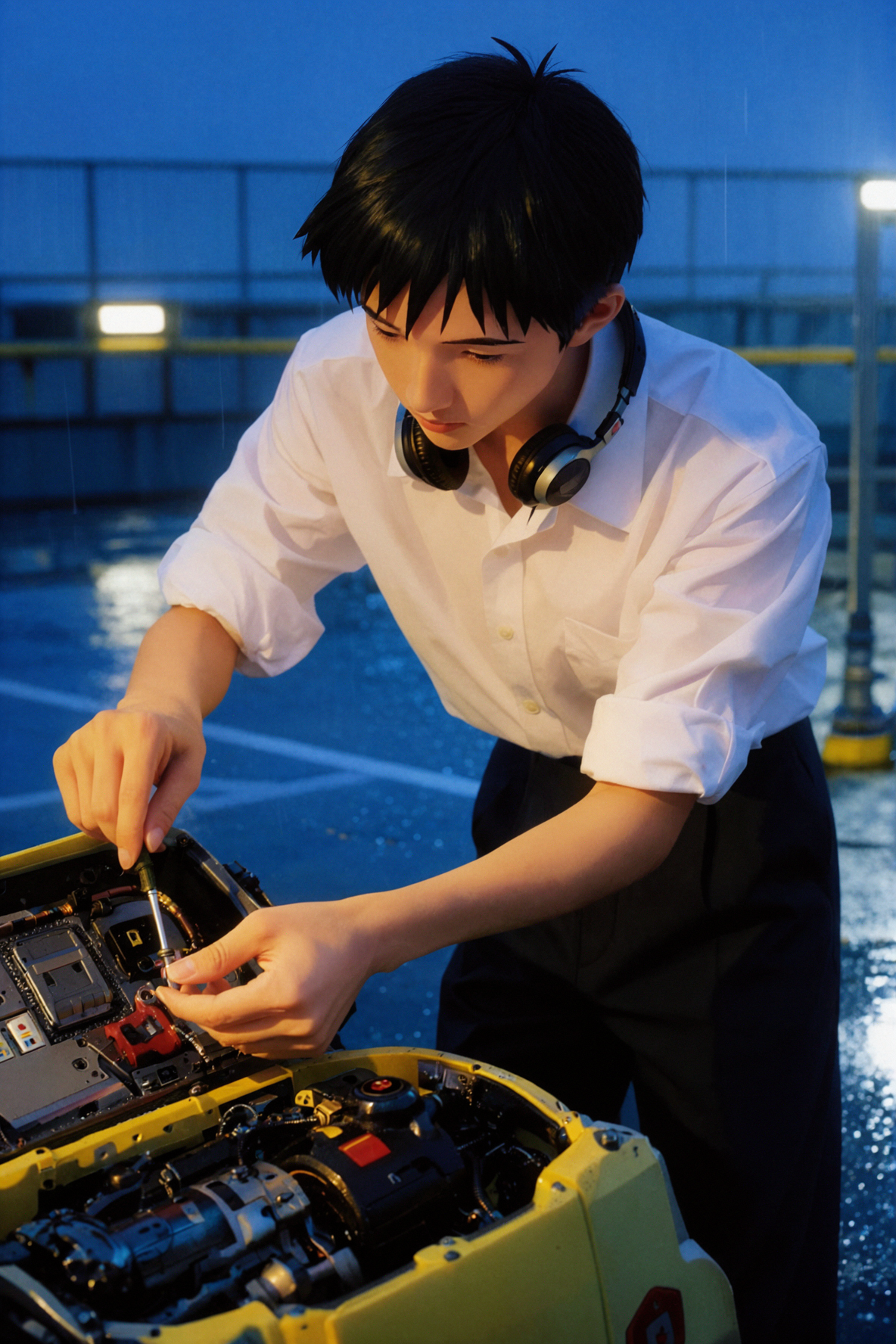 Shinji Ikari · Raviver la lueur · Éditorial de mode