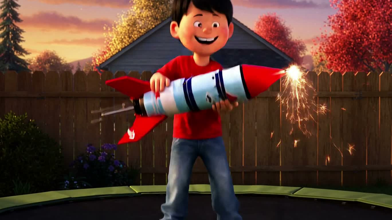 Rocket Rescue in the Twilight Courtyard
