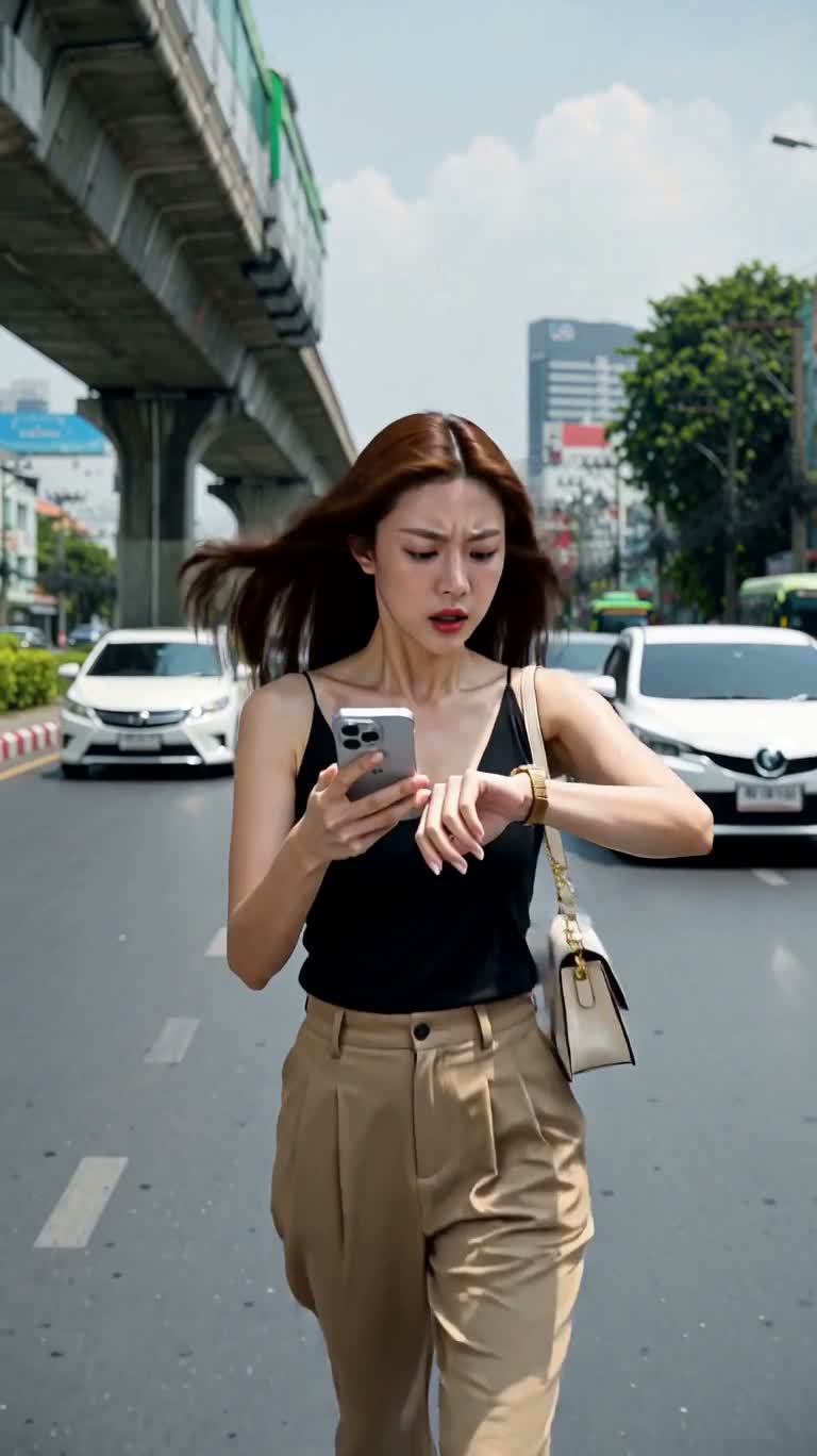 曼谷摩托车即时出行广告