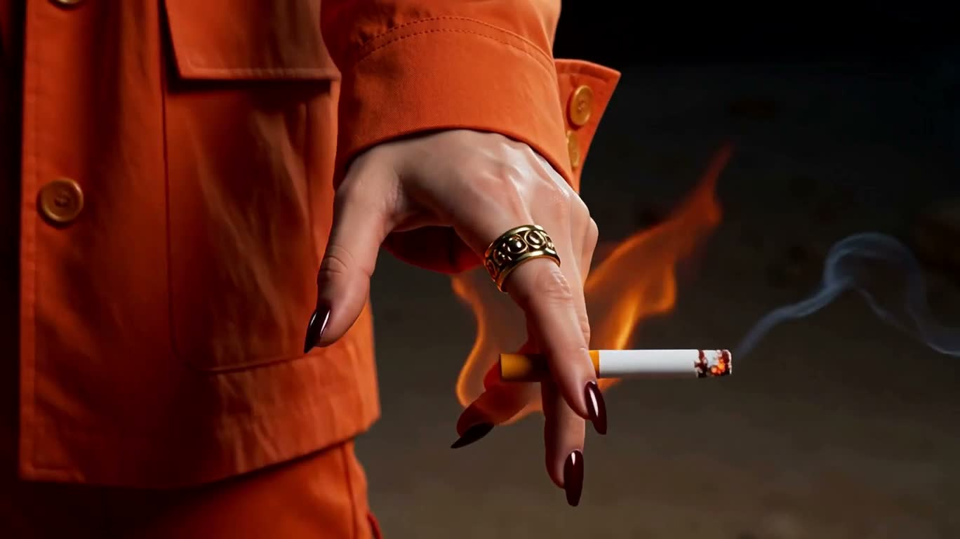 Éveil de la flamme orange