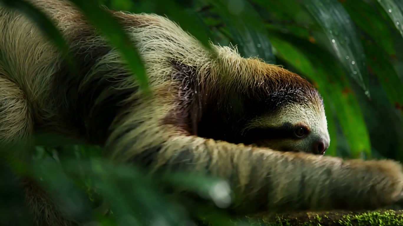 Les instants paisibles du paresseux dans la forêt tropicale