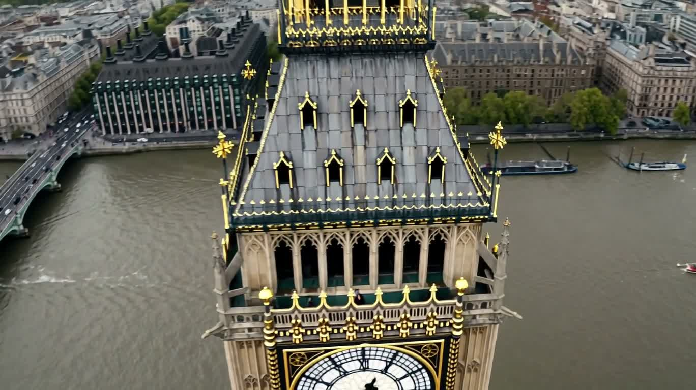 Graduation Ceremony Atop Big Ben — AI video creation