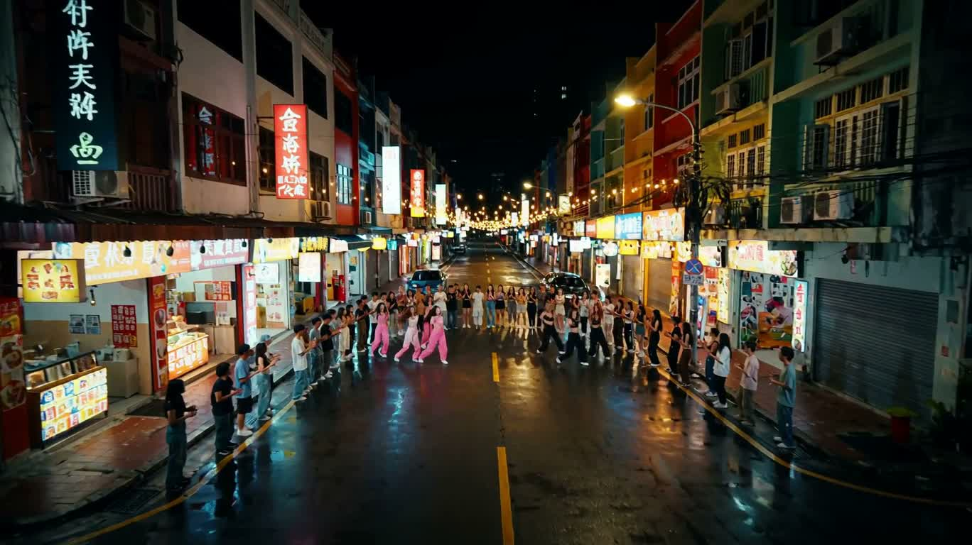 雨夜街头节奏舞战