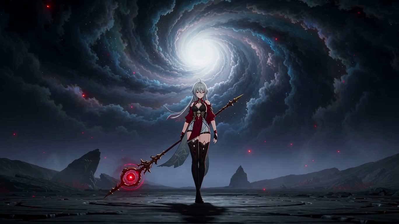 Cosmic Blaze of the Red Magical Girl