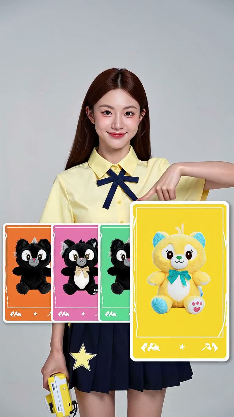 四幕の着せ替え人形ショー