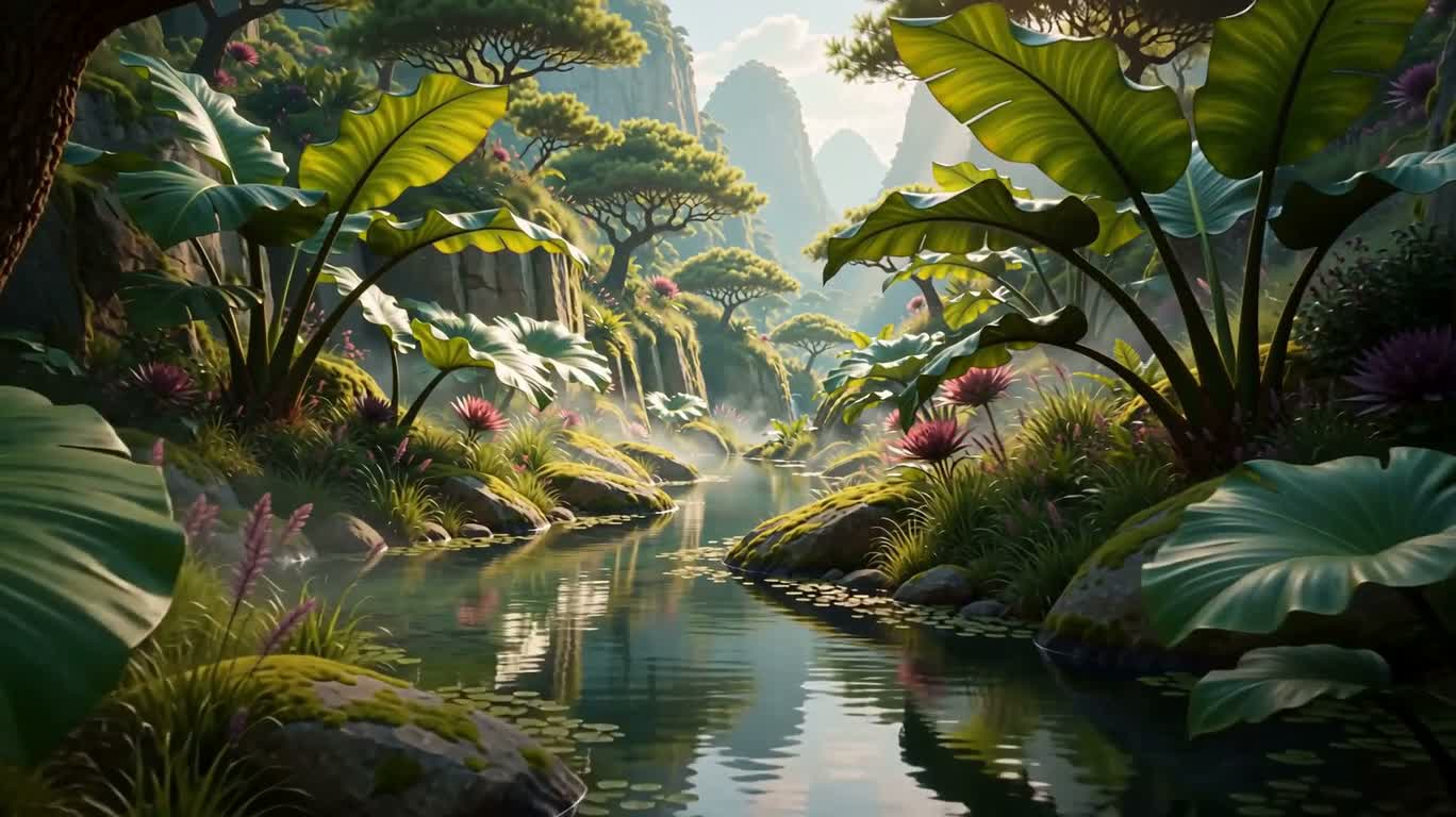 Kỳ cảnh bờ nước ngoài hành tinh