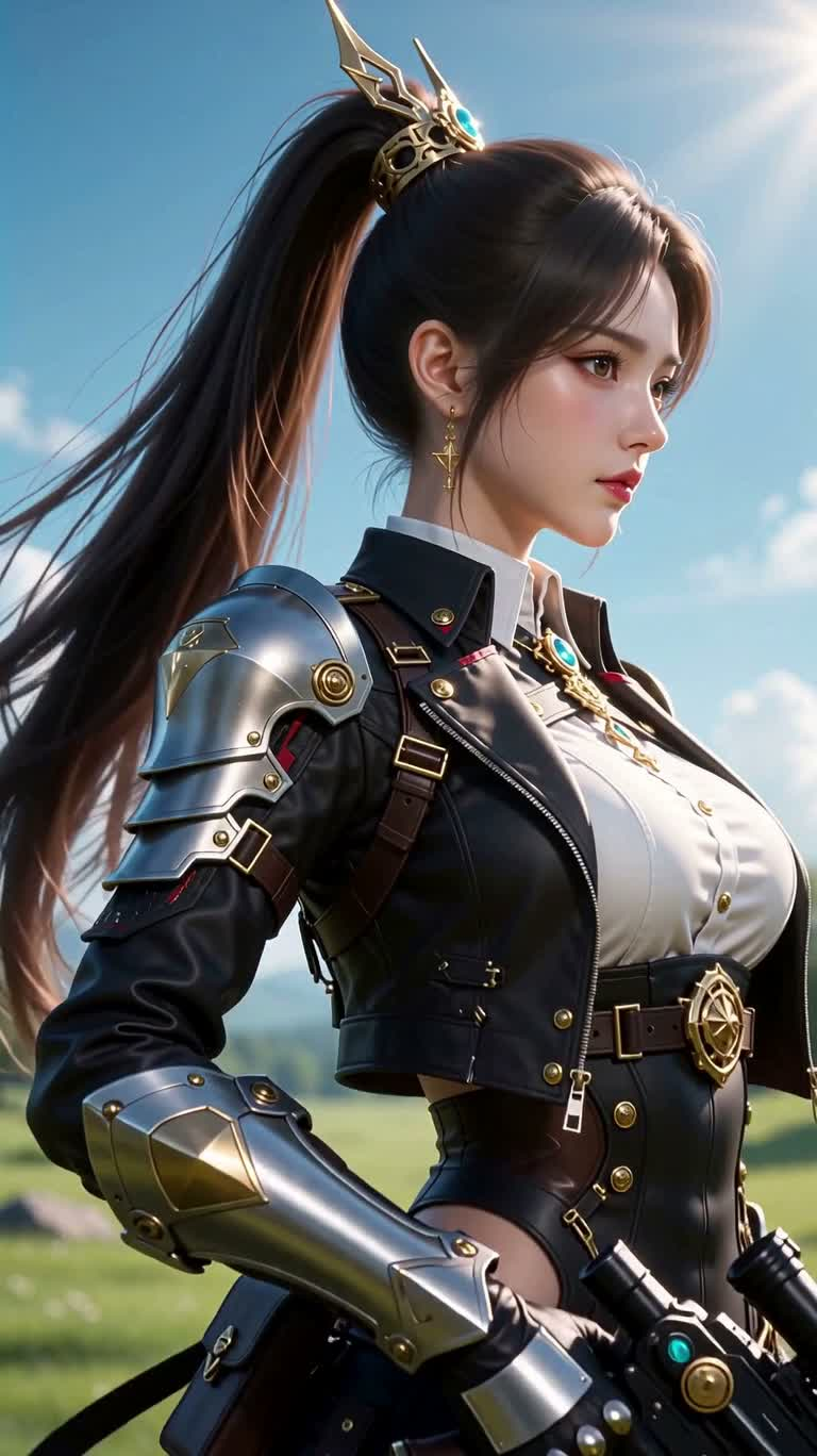 Bóng hình thảo nguyên steampunk