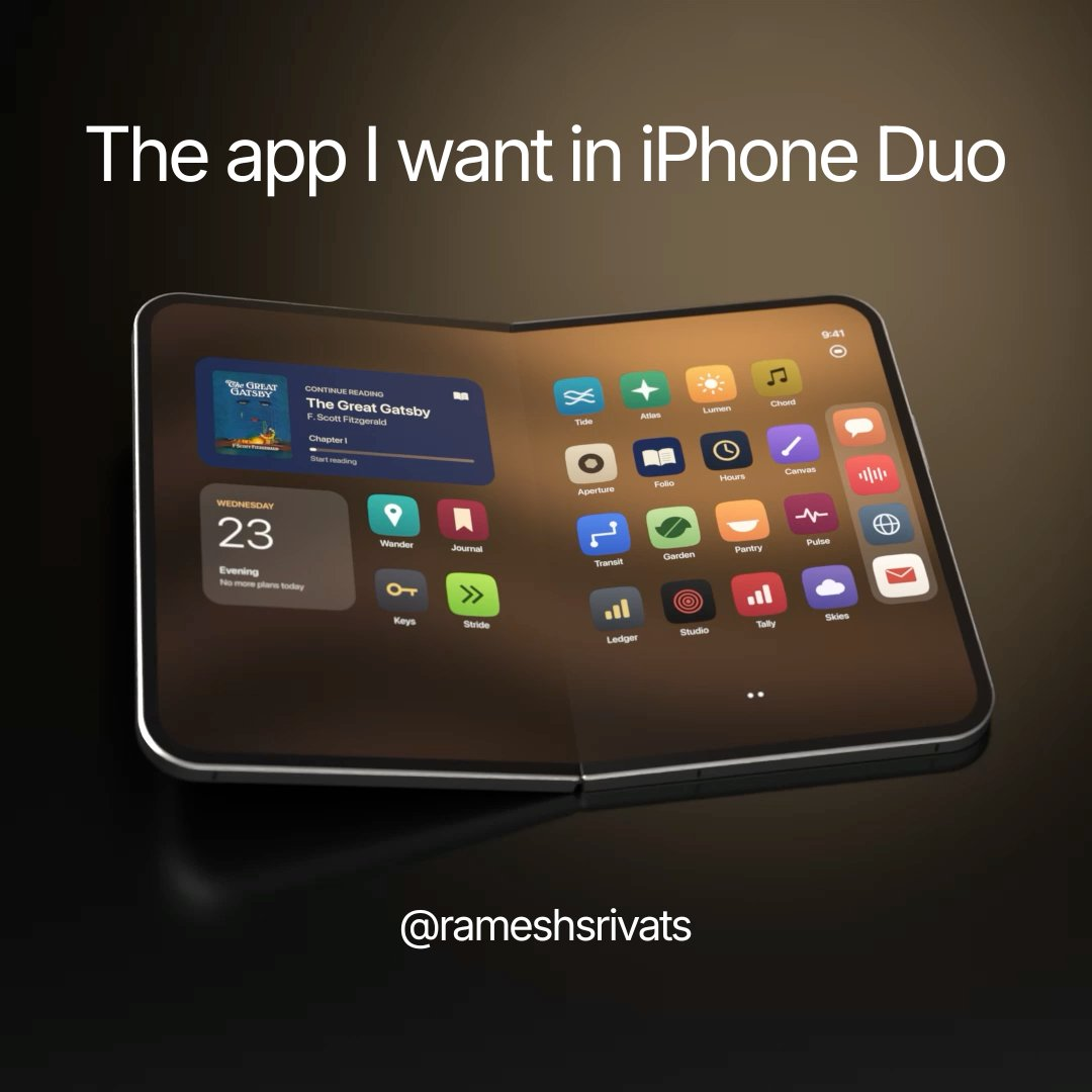 iPhone Duo双屏钢琴应用概念演示