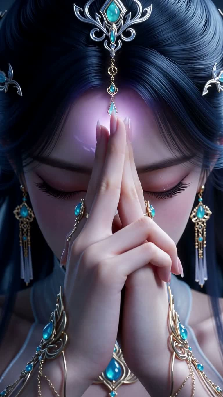 Purple Lightning Eye: Cosmic Transformation