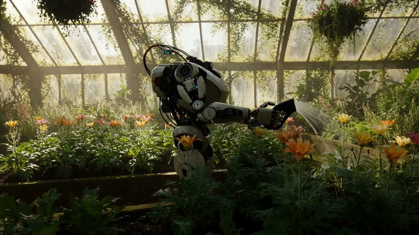 Robot Gardener in the Greenhouse