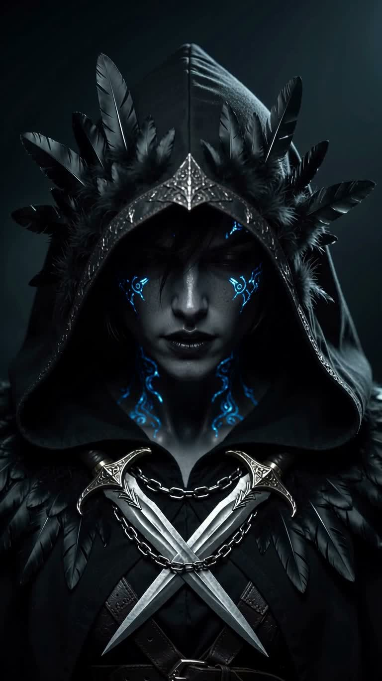 Raven-Feather Shadow Elf Assassin