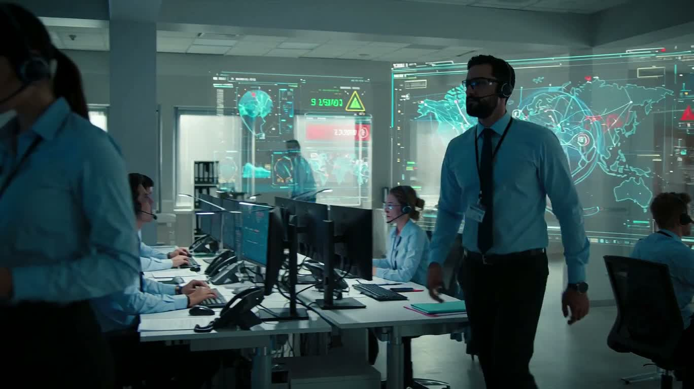 Holographic Command Center Collaboration