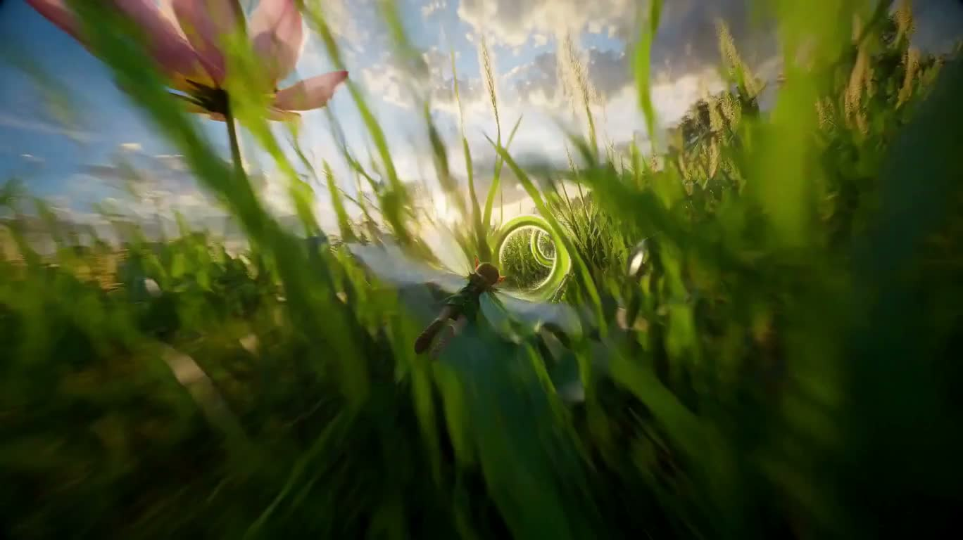 Elf's Micro Grassland Speed Flight — AI video creation