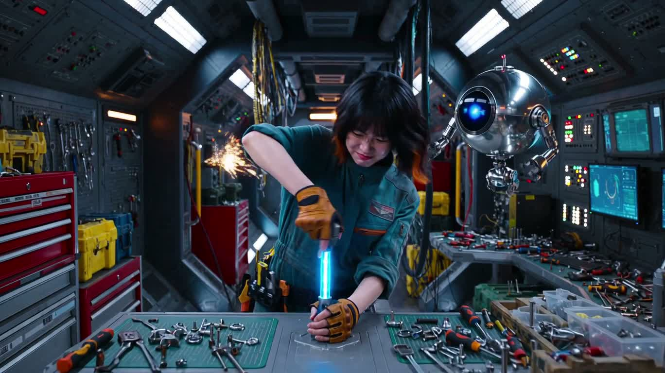 磁性维修机器人恶作剧