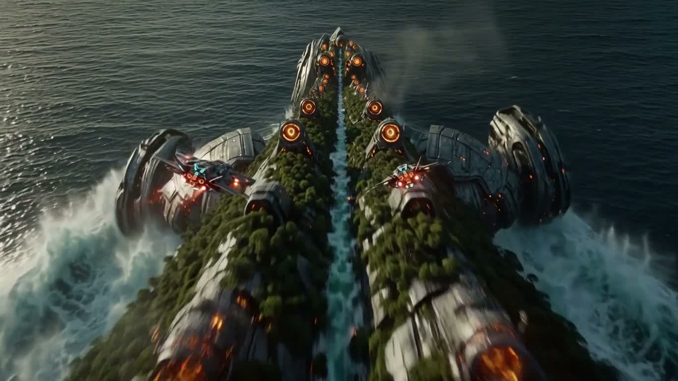 Alien Mechanical Beast Chase