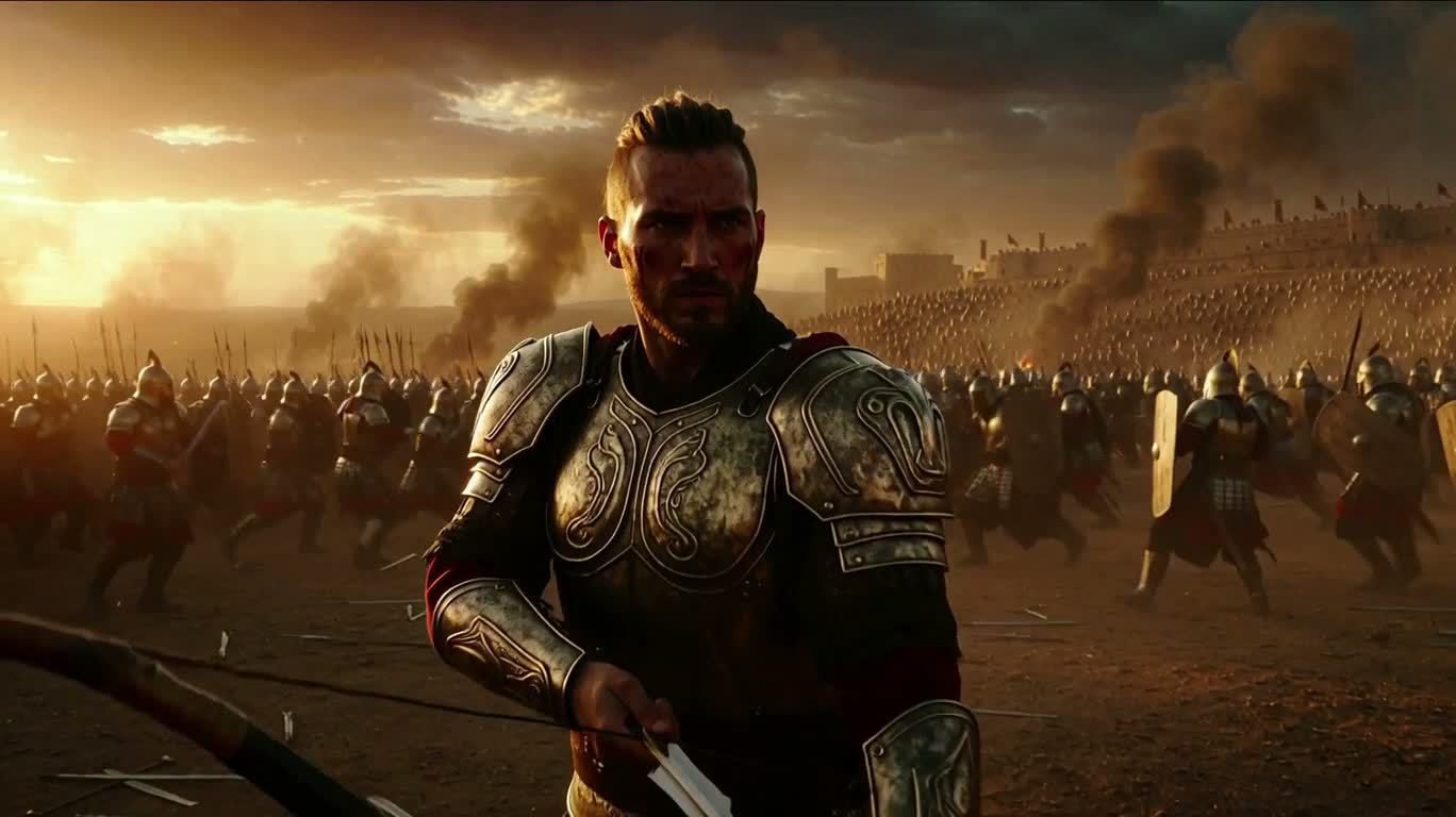 Miniature Battlefield on an Arrow