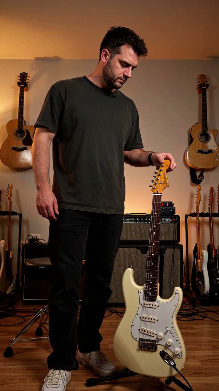 Improvised Electric Guitar Performance