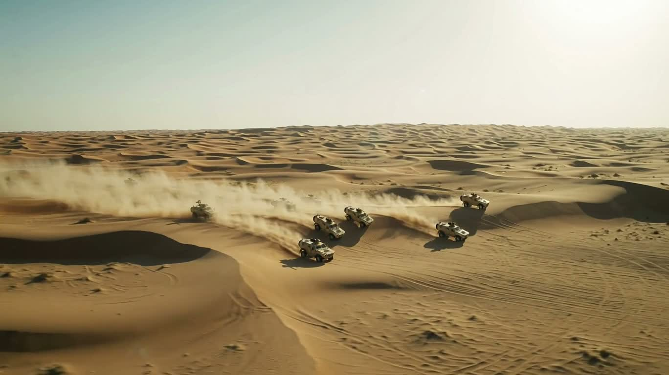 Desert Armored Convoy Raid