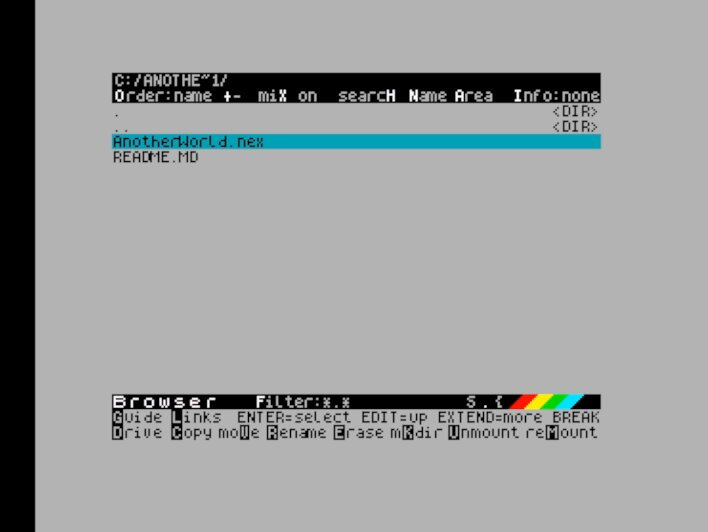 Another World ZX Spectrum Next port — AI video creation