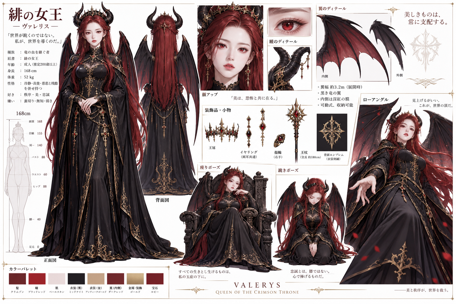 魅魔女王专业动漫设计稿