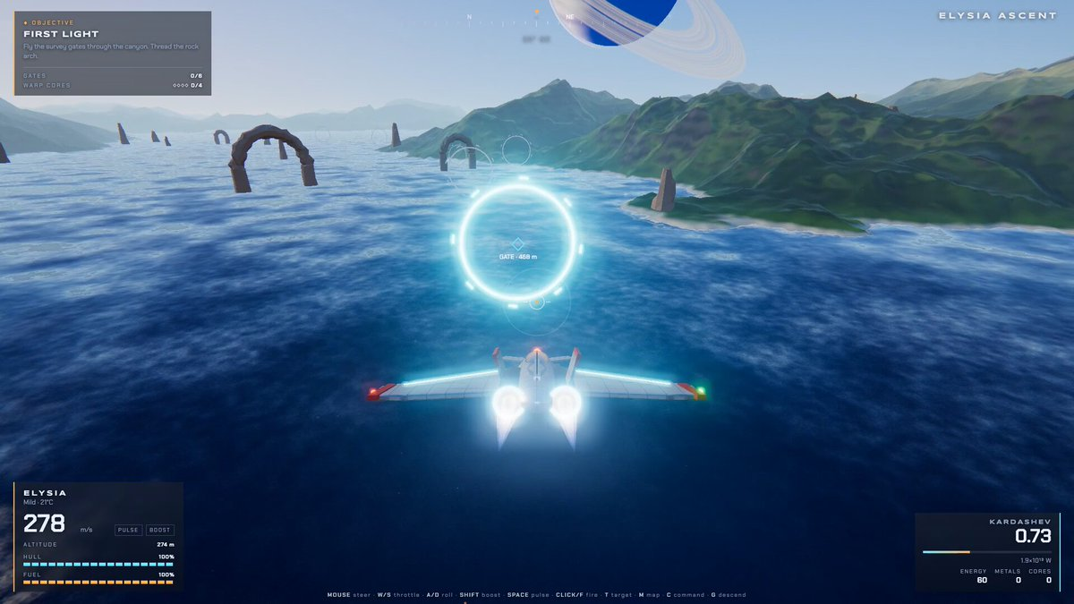 Space civilization browser game — AI video creation