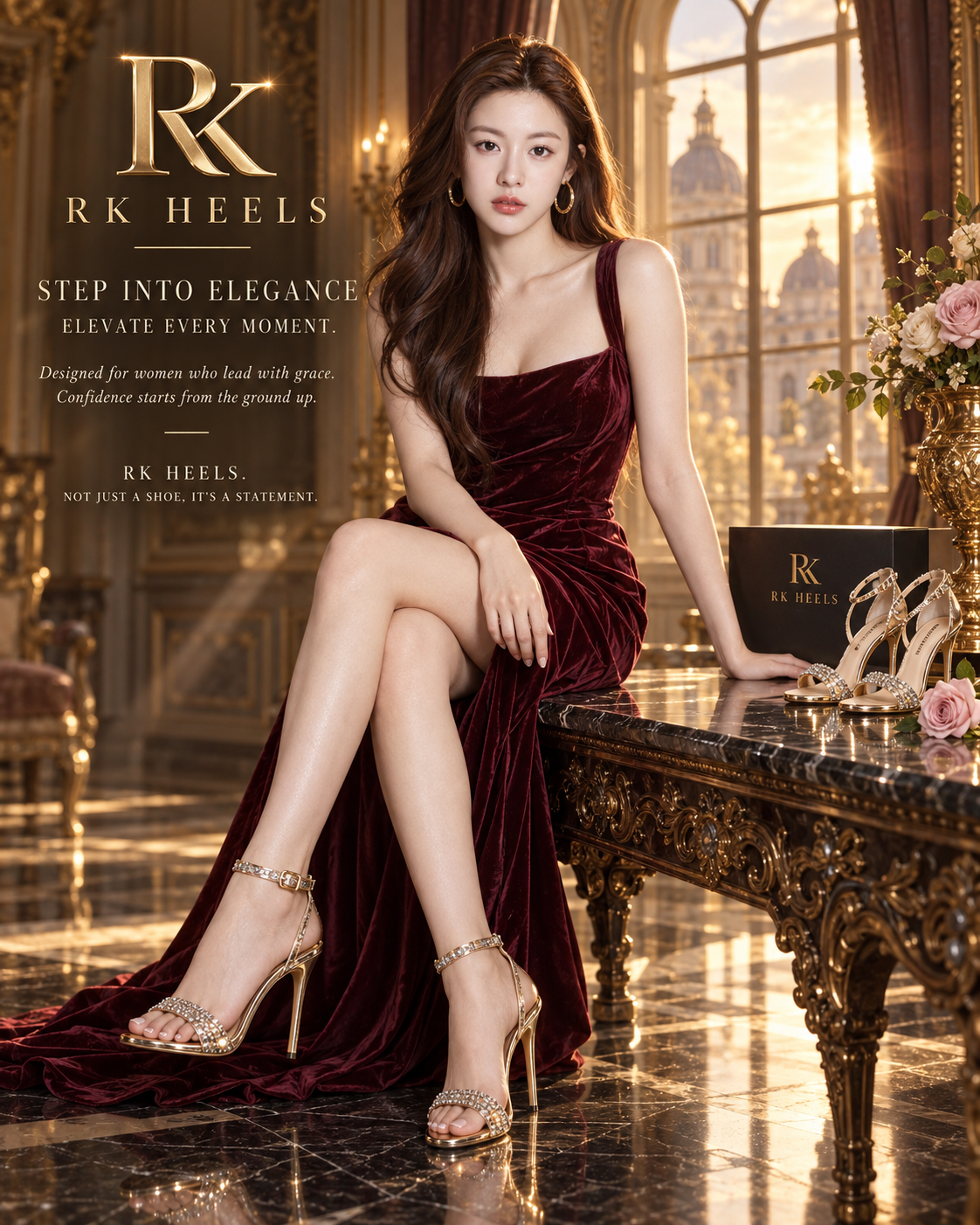 4K 超奢华高跟鞋广告大片