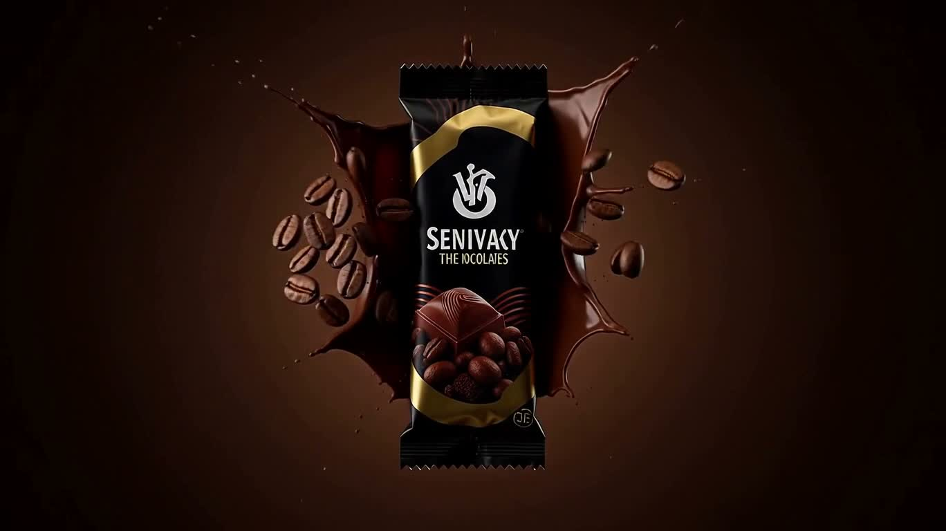 Реклама кофейно-шоколадной энергии