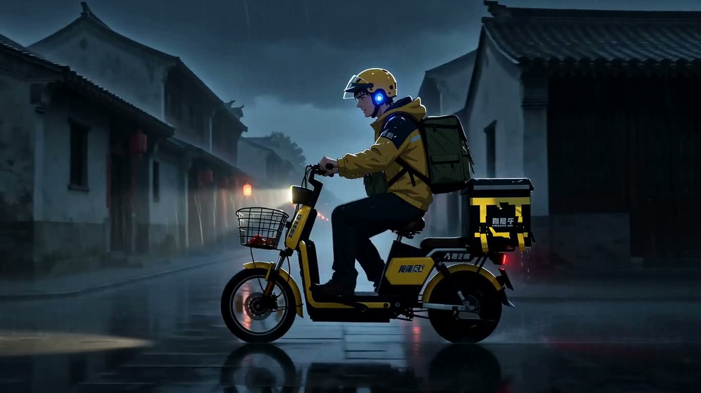 雨夜古巷与灼热秘典