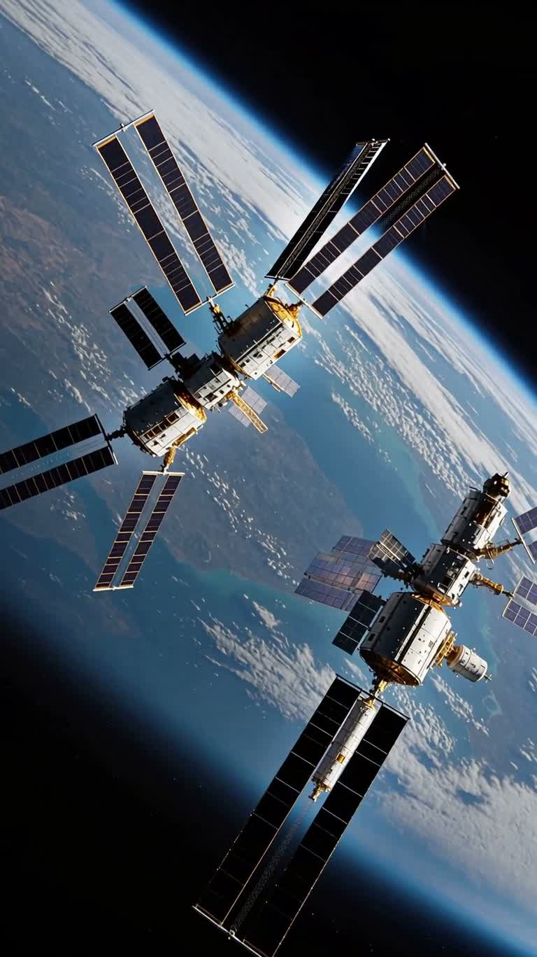 低軌道宇宙ステーション衝突災害