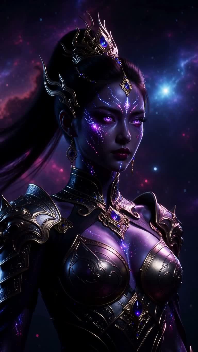 星云血脉的紫肤战姬