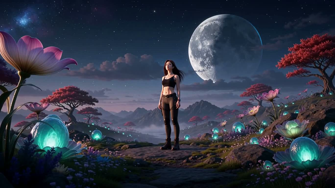 异星动漫少女的戏剧性探索