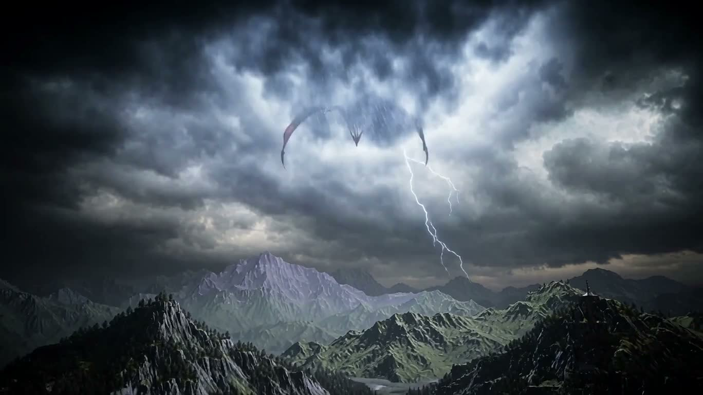 La tempête du dragon ancien s'abat