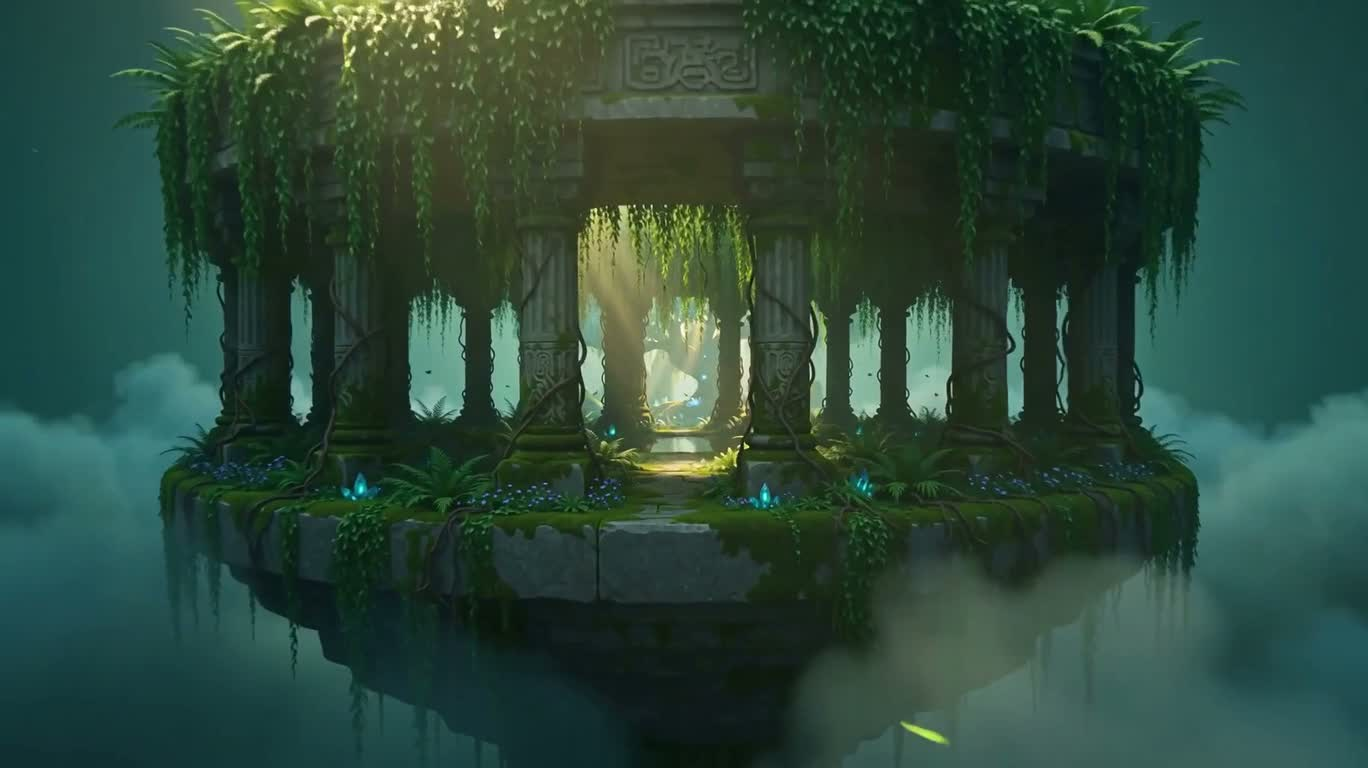 迷雾圣境的水晶花园