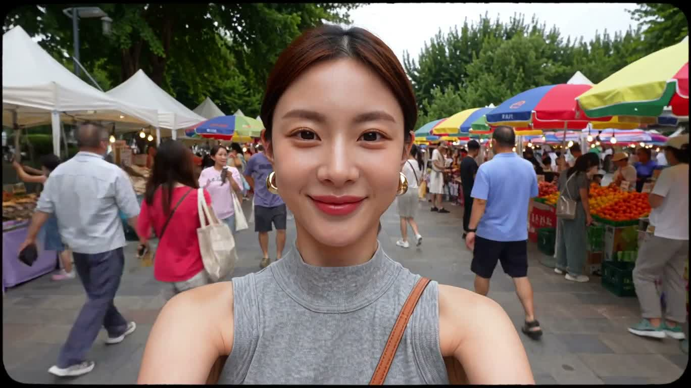 Souvenirs d'été du marché du dimanche